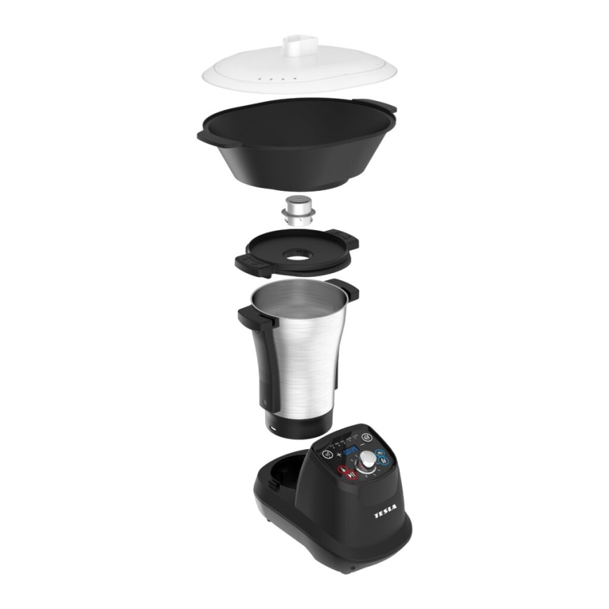 TESLA Electronics ThermoCook - Multifunkční kuchyňský varný robot 1200W/230V nerez