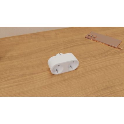 TESLA Smart - Chytrá dvojzásuvka 3690W/230V/16A Wi-Fi Tuya