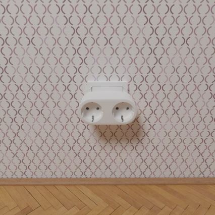 TESLA Smart - Chytrá dvojzásuvka 3690W/230V/16A Wi-Fi Tuya