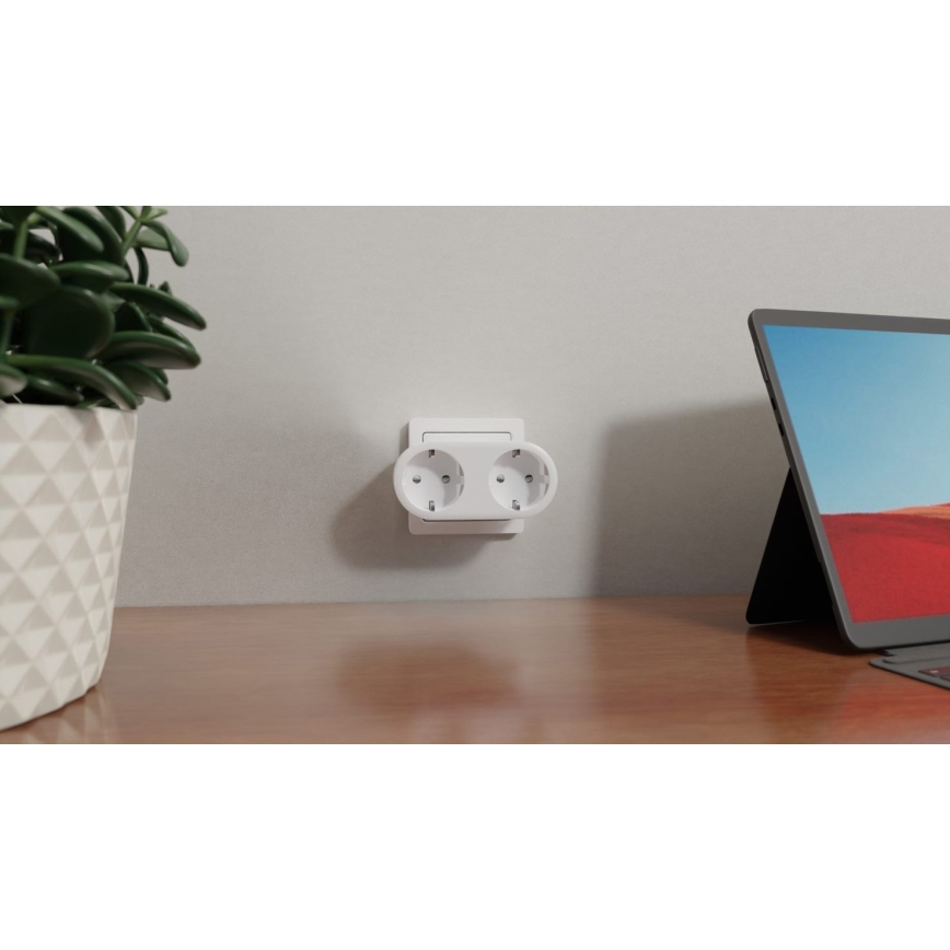 TESLA Smart - Chytrá dvojzásuvka 3690W/230V/16A Wi-Fi Tuya