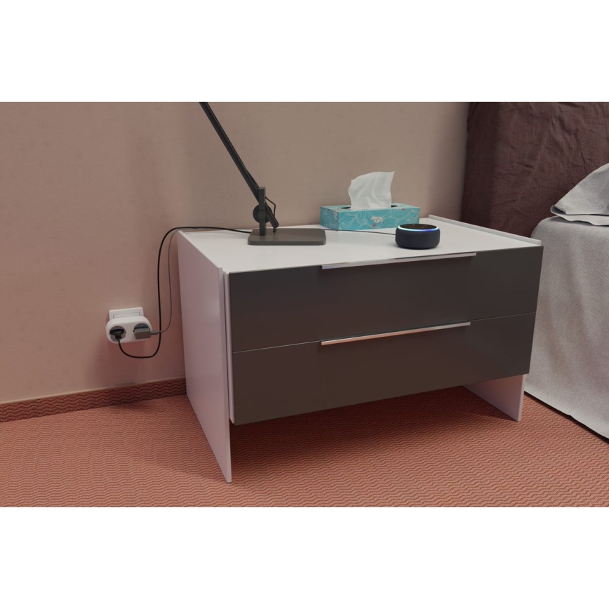 TESLA Smart - Chytrá dvojzásuvka 3690W/230V/16A Wi-Fi Tuya