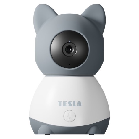 TESLA Smart - Chytrá kamera 360 Baby Full HD 1080p 5V Wi-Fi šedá