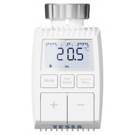 TESLA Smart - Chytrá termostatická hlavice 2xAA ZigBee