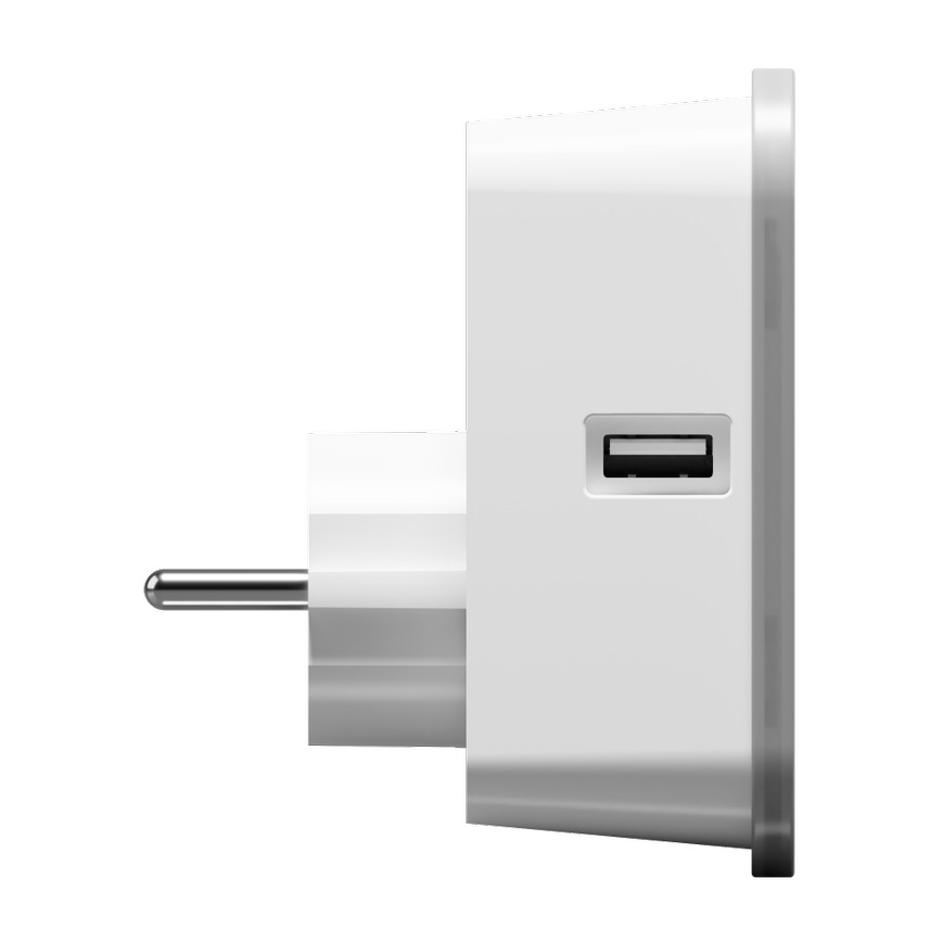 TESLA Smart - Chytrá zásuvka 3690W/230V/16A 2xUSB/24W/5V Wi-Fi Tuya