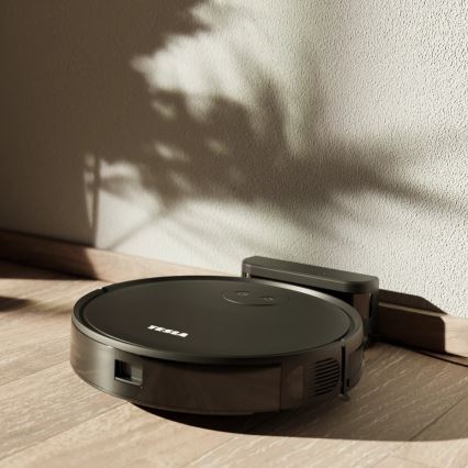 TESLA Smart - Chytrý robotický vysavač 2v1 2000 mAh Wi-Fi černá + dálkové ovládání