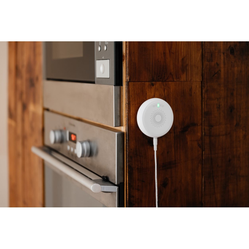 TESLA Smart - Chytrý senzor úniku plynu 230V Zigbee