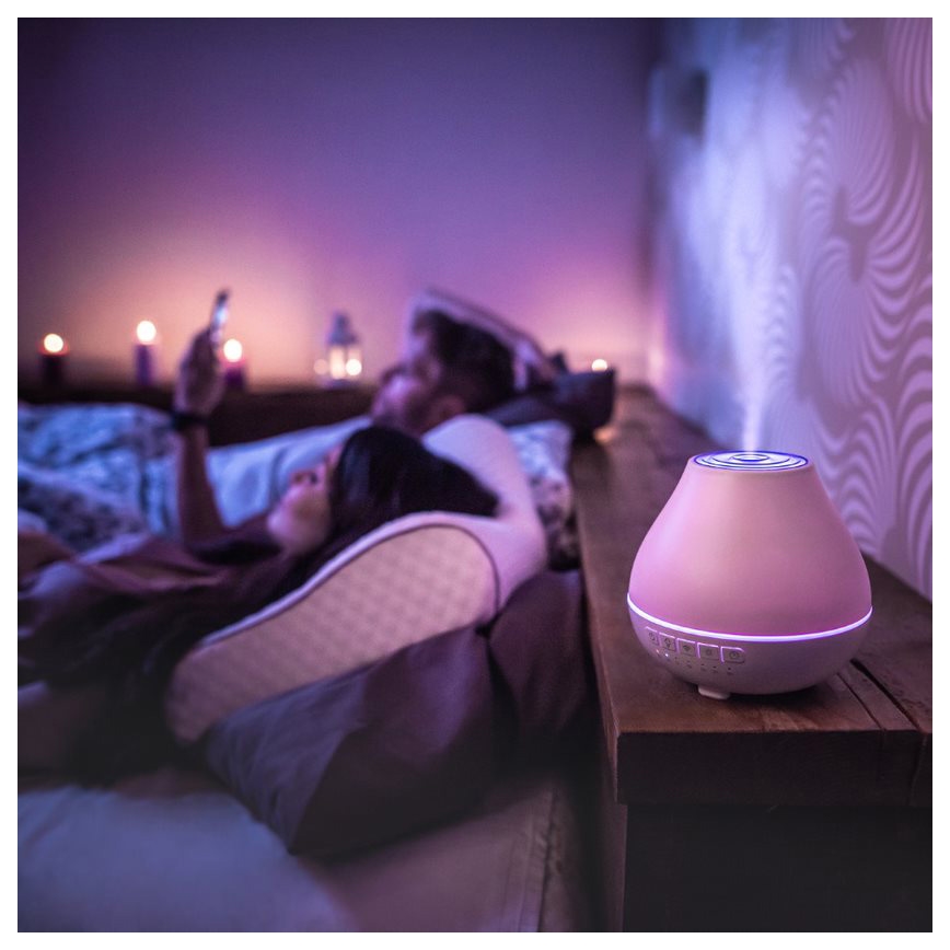 TESLA Smart - LED Chytrý aroma difuzér s podsvícením LED/10W/24V Wi-Fi