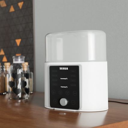 TESLA Smart - Ohřívač a sterilizátor lahví a dětské stravy 200W/230V
