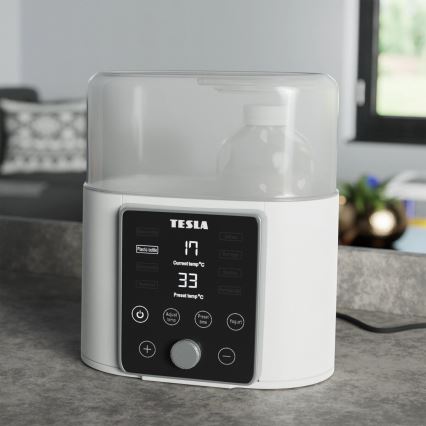 TESLA Smart - Ohřívač a sterilizátor lahví a dětské stravy 200W/230V