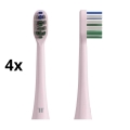 TESLA Smart - SADA 4x Náhradní hlavice pro sonický kartáček TS400 růžová