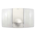 theben - LED Nástěnný reflektor se senzorem 2xLED/10W/230V bílá IP55