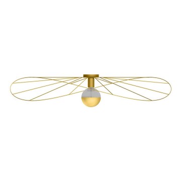 Thoro TH.013 - Přisazený lustr ESKOLA 1xE27/60W/230V zlatá