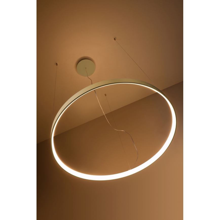 Thoro TH.174 - LED Lustr na lanku RIO LED/50W/230V CRI 90 3000K pr. 78 cm zlatá