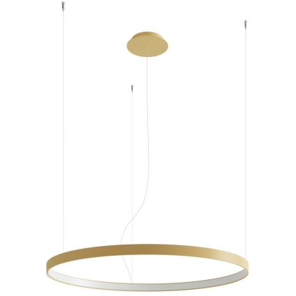 Thoro TH.174 - LED Lustr na lanku RIO LED/50W/230V CRI 90 3000K pr. 78 cm zlatá