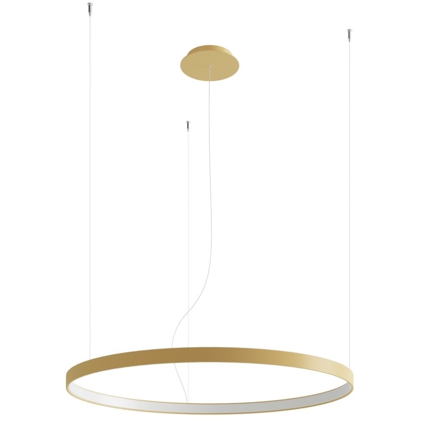 Thoro TH.174 - LED Lustr na lanku RIO LED/50W/230V CRI 90 3000K pr. 78 cm zlatá