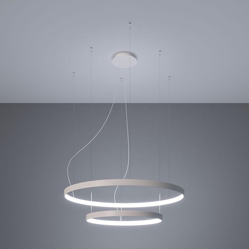 Thoro TH.178 - LED Lustr na lanku RIO LED/80W/230V CRI 95 4000K bílá