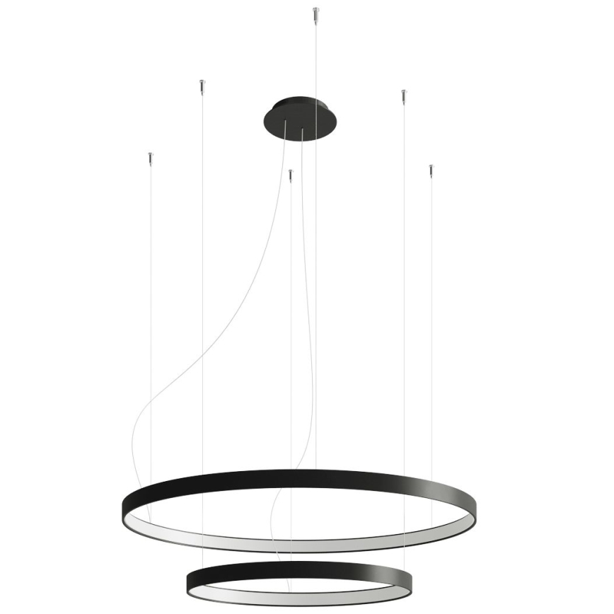 Thoro TH.212 - LED Lustr na lanku RIO LED/80W/230V CRI 95 4000K černá