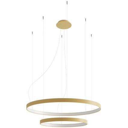 Thoro TH.214 - LED Lustr na lanku RIO LED/80W/230V CRI 90 3000K zlatá