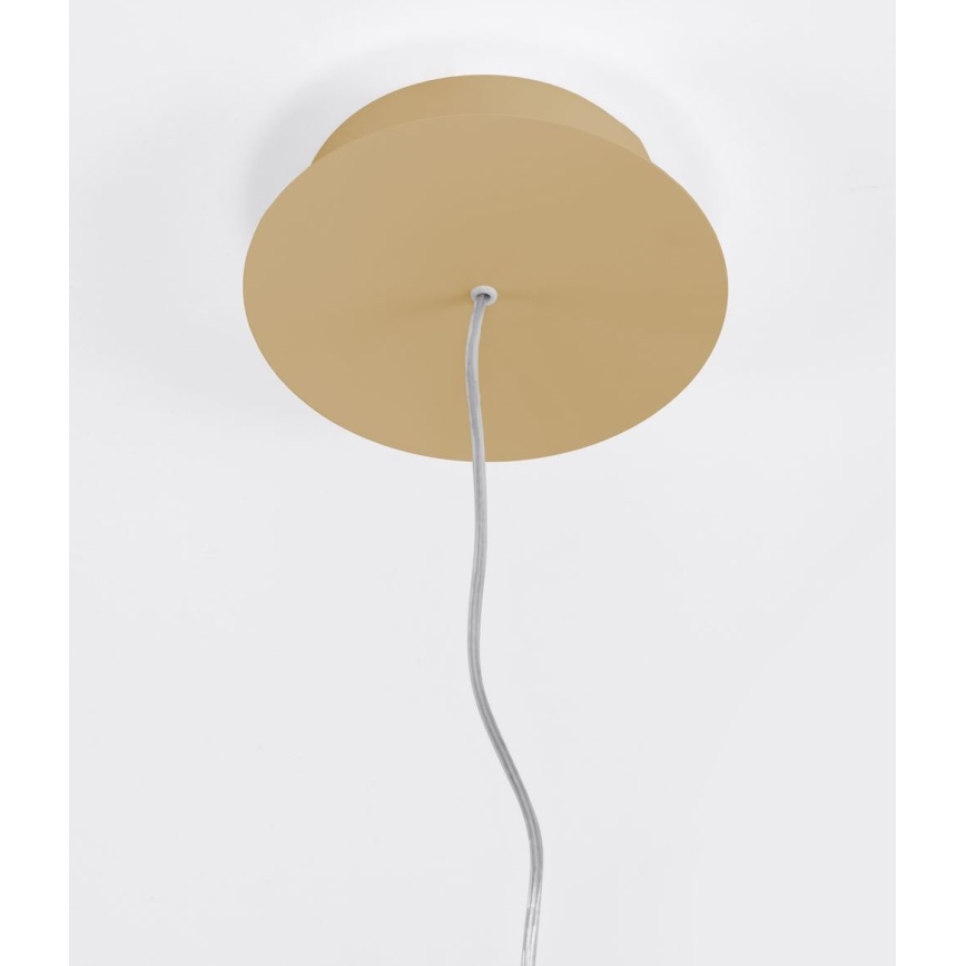 Thoro TH.216 - LED Lustr na lanku RIO LED/30W/230V CRI 90 3000K pr. 55 cm zlatá