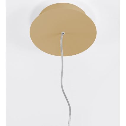 Thoro TH.217 - LED Lustr na lanku RIO LED/30W/230V CRI 95 4000K pr. 55 cm zlatá