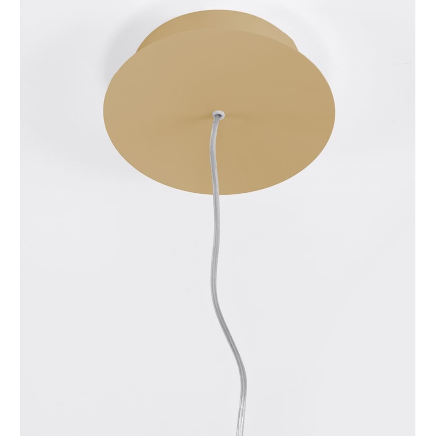 Thoro TH.217 - LED Lustr na lanku RIO LED/30W/230V CRI 95 4000K pr. 55 cm zlatá
