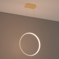 Thoro TH.220 - LED Lustr na lanku RIO LED/30W/230V CRI 90 3000K pr. 55 cm zlatá