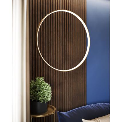 Thoro TH.220 - LED Lustr na lanku RIO LED/30W/230V CRI 90 3000K pr. 55 cm zlatá