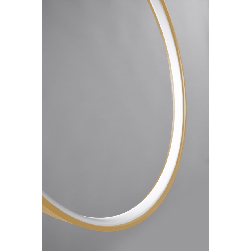 Thoro TH.220 - LED Lustr na lanku RIO LED/30W/230V CRI 90 3000K pr. 55 cm zlatá