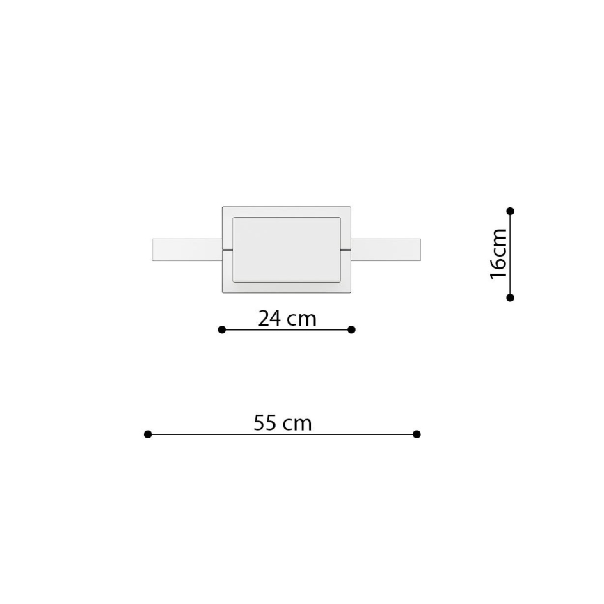 Thoro TH.220 - LED Lustr na lanku RIO LED/30W/230V CRI 90 3000K pr. 55 cm zlatá