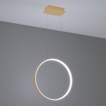 Thoro TH.221 - LED Lustr na lanku RIO LED/30W/230V CRI 95 4000K pr. 55 cm zlatá