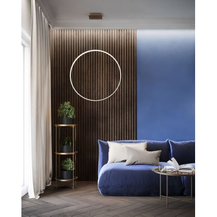 Thoro TH.221 - LED Lustr na lanku RIO LED/30W/230V CRI 95 4000K pr. 55 cm zlatá