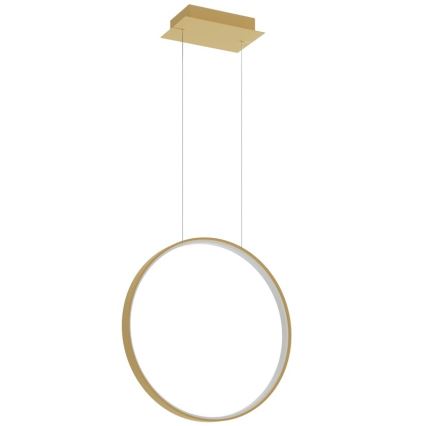 Thoro TH.221 - LED Lustr na lanku RIO LED/30W/230V CRI 95 4000K pr. 55 cm zlatá
