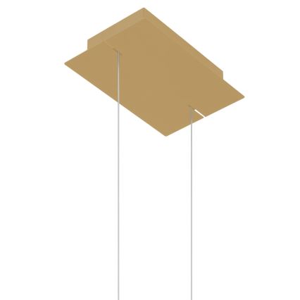 Thoro TH.221 - LED Lustr na lanku RIO LED/30W/230V CRI 95 4000K pr. 55 cm zlatá