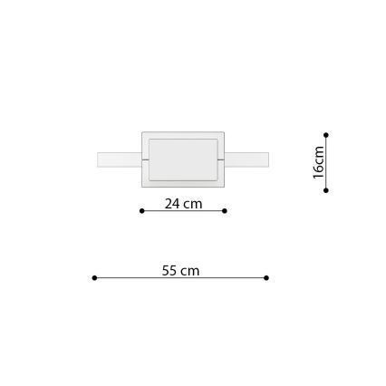 Thoro TH.221 - LED Lustr na lanku RIO LED/30W/230V CRI95 4000K pr. 55 cm zlatá