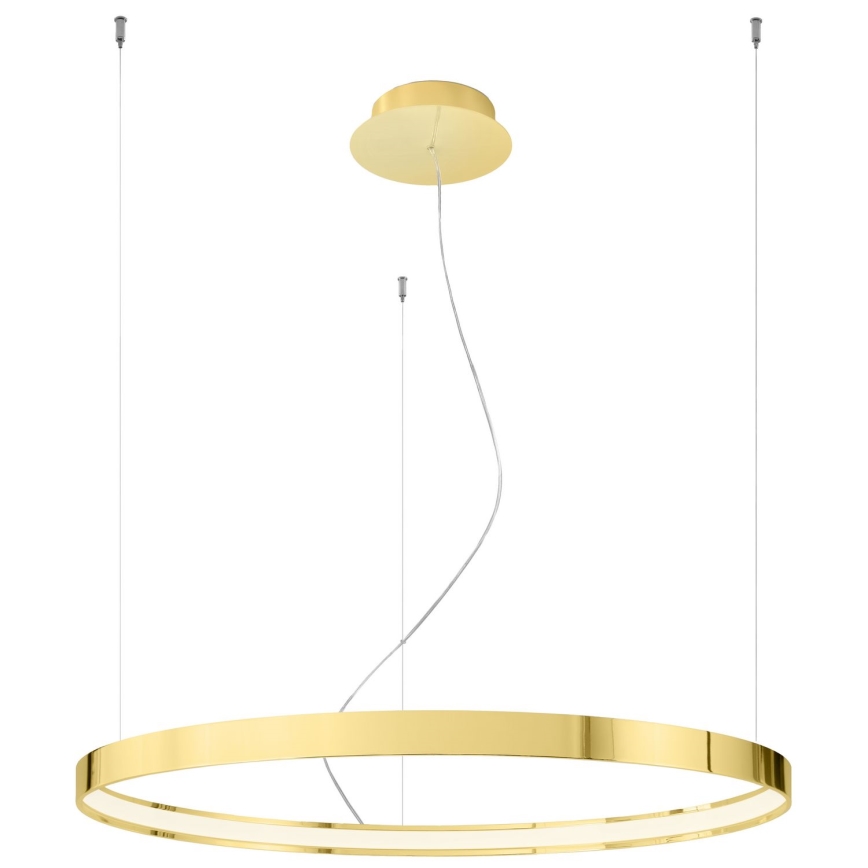Thoro TH.246 - LED Lustr na lanku RIO LED/50W/230V CRI 90 3000K pr. 78 cm zlatá