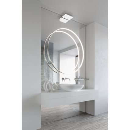 Thoro TH.249 - LED Lustr na lanku RIO LED/50W/230V CRI 90 4000K pr. 78 cm lesklý chrom