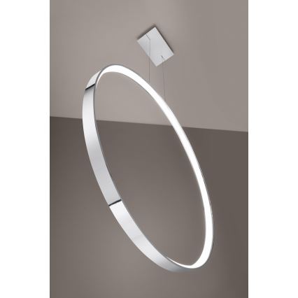 Thoro TH.249 - LED Lustr na lanku RIO LED/50W/230V CRI 90 4000K pr. 78 cm lesklý chrom