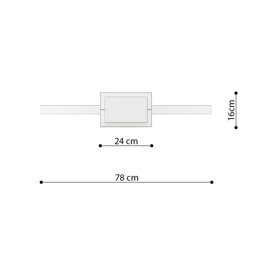 Thoro TH.249 - LED Lustr na lanku RIO LED/50W/230V CRI 90 4000K pr. 78 cm lesklý chrom