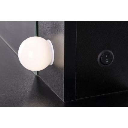 Toaletní stolek AMORIO 120x55 cm černá