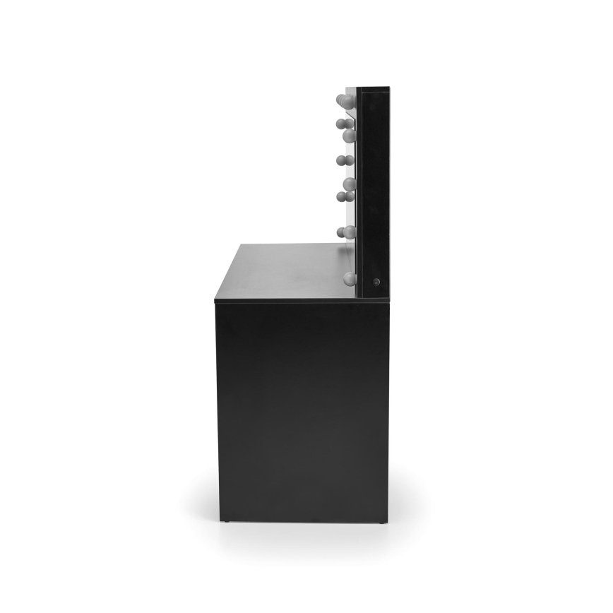 Toaletní stolek AMORIO černá