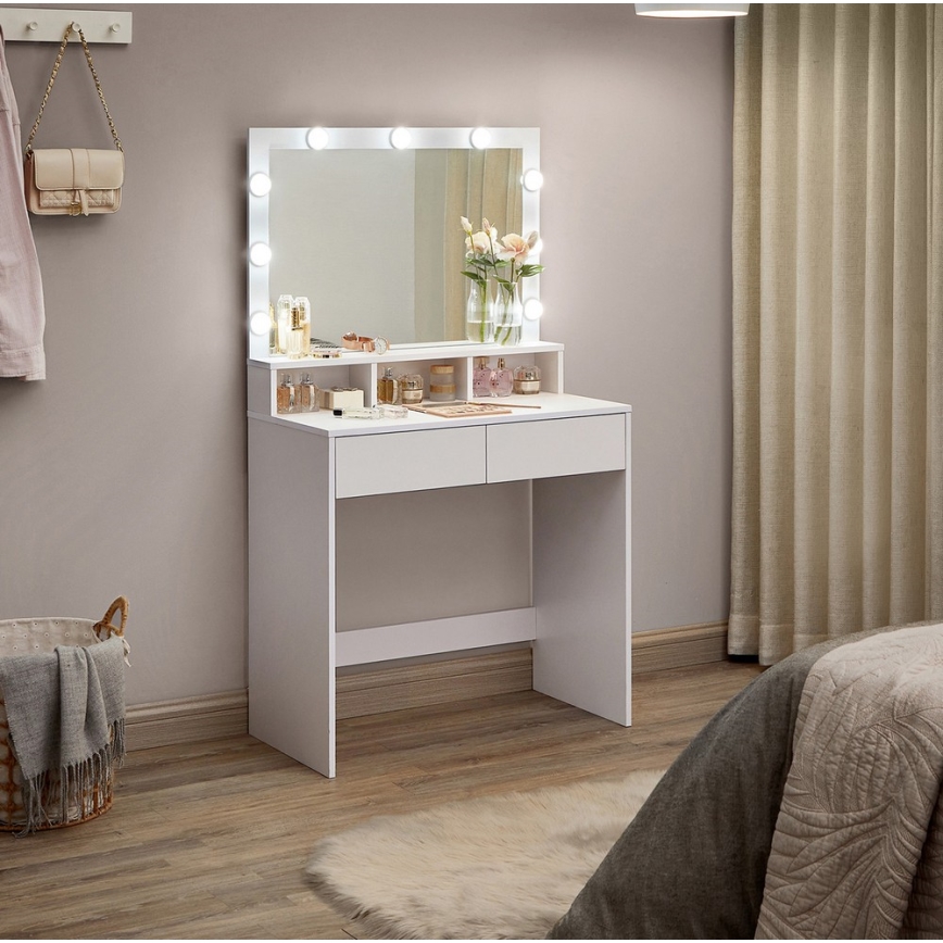 Toaletní stolek HATOR 80x40 cm bílá