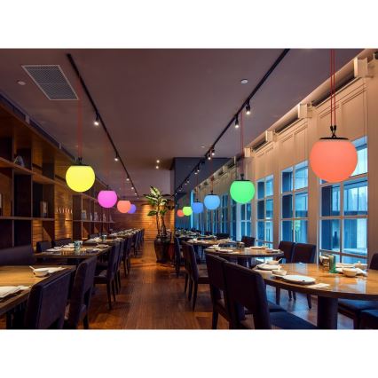 Top Light BALL RGB RC - LED RGB Stmívatelné solární svítidlo BALL LED/1,2W/3,7V IP44 1800 mAh + dálkové ovládání