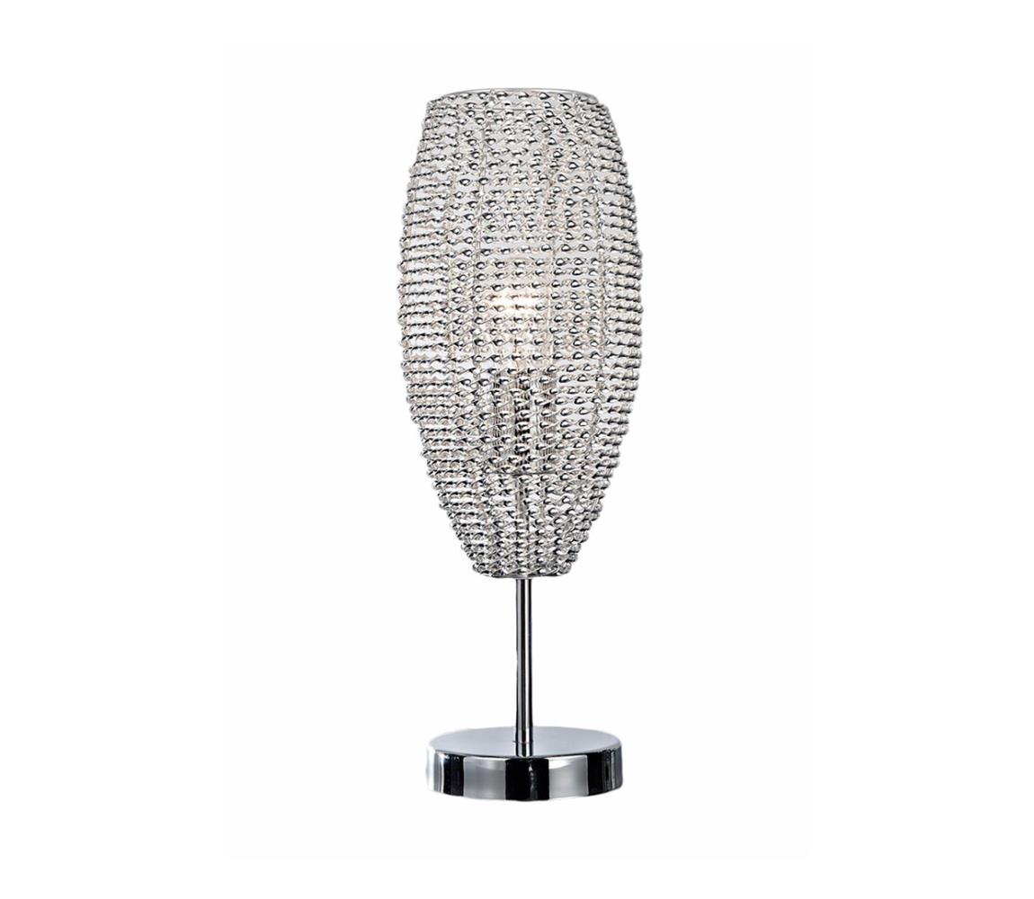 TOP LIGHT Top Light Davos L - Stolní lampa DAVOS 1xE27/60W/230V chrom TP1095