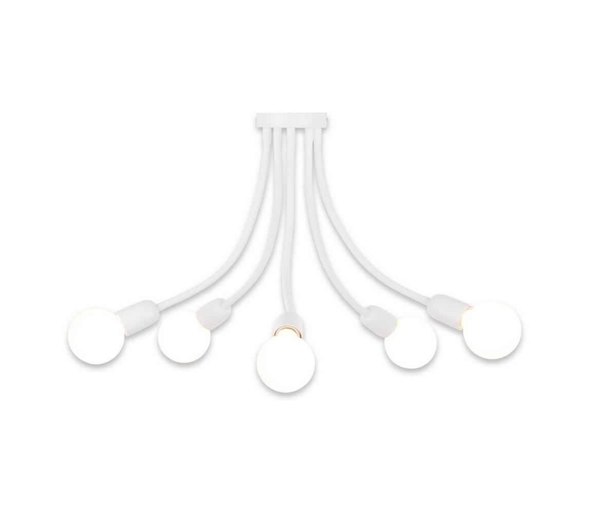 TOP LIGHT Top Light Galileo 5 B - Lustr na tyči 5xE27/40W/230V bílá TP1556