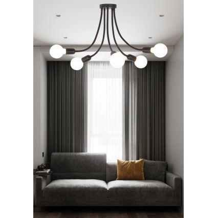 Top Light Galileo 5 C - Lustr na tyči 5xE27/40W/230V