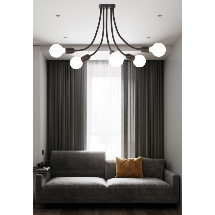 Top Light Galileo 5 C - Lustr na tyči 5xE27/40W/230V