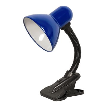 Top Light - Lampa s klipem 1xE27/60W/230V modrá Top Light - Lampa s klipem 1xE27/60W/230V modrá