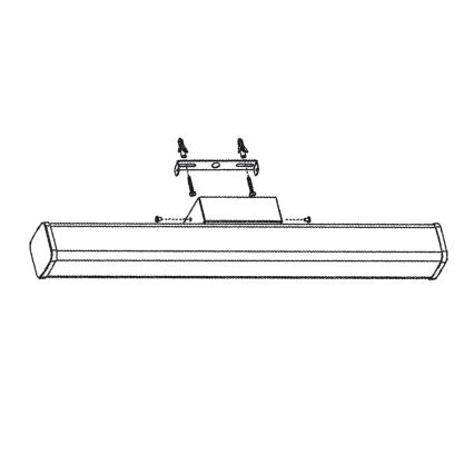 Top Light - LED Koupelnové osvětlení zrcadla MADEIRA LED/15W/230V 60 cm IP44