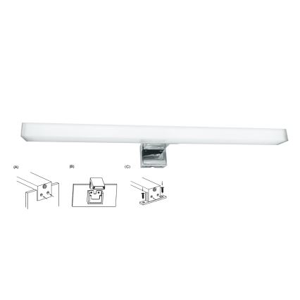 Top Light - LED Koupelnové osvětlení zrcadla OREGON LED/7W/230V 40 cm IP44