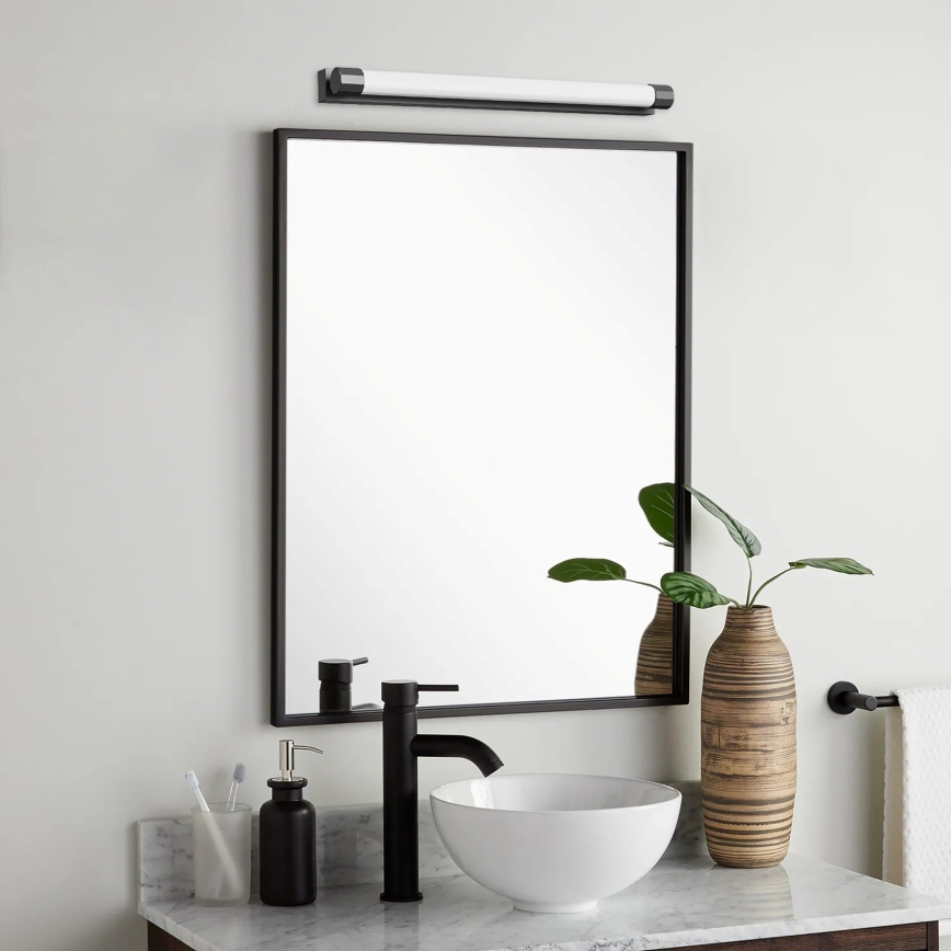 Top Light - LED Koupelnové osvětlení zrcadla TURIA LED/12W/230V 3000/4000/6500K IP44 60 cm černá